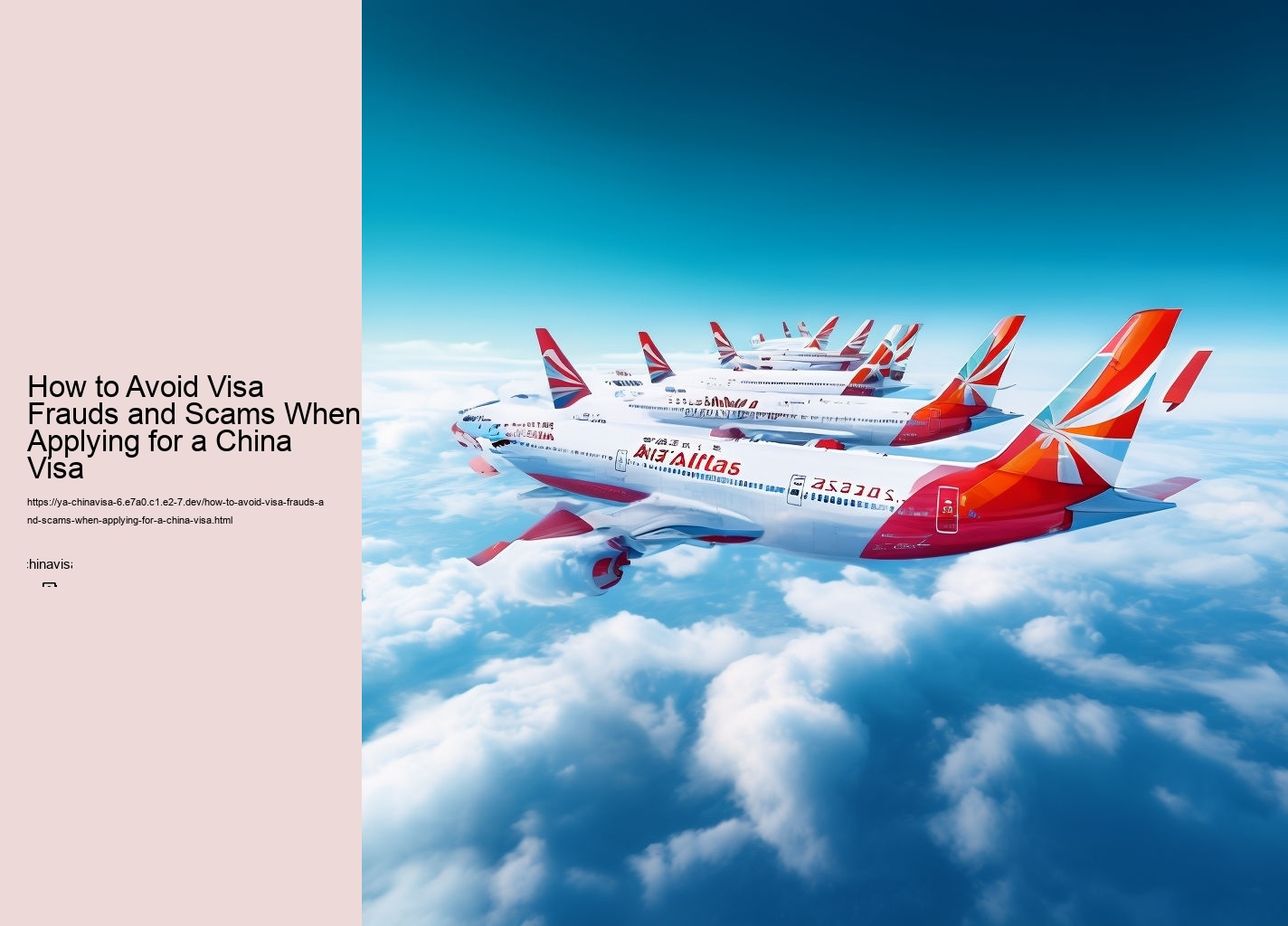 How to Avoid Visa Frauds and Scams When Applying for a China Visa